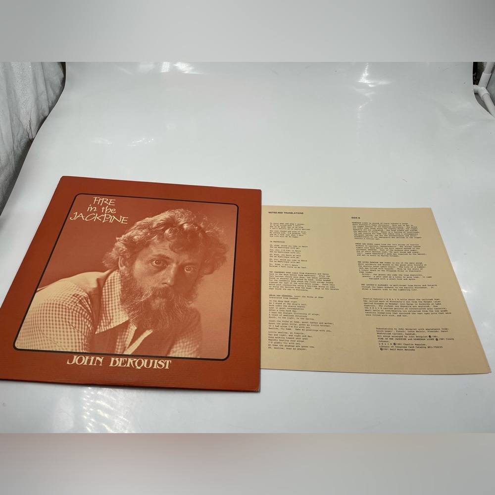 Fire in the Jackpine John berquist vinyl